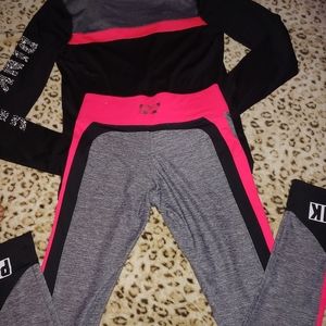 Victoria Secret-Pink Active wear set.